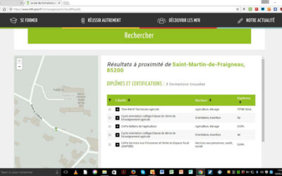 Un tout nouveau site pour les MFR