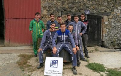 Les TA première année en journée sécurité du travail avec la MSA