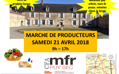 La MFR de Puy Sec fait son marché fermier