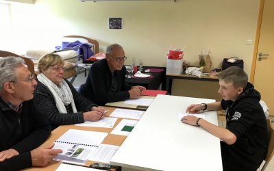 Oral de stage pour les plus jeunes de la MFR