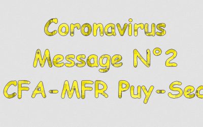 Message 2 : Coronavirus et apprentis