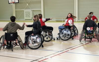Découverte du handball fauteuil