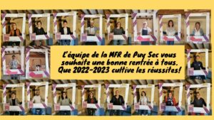 L'équipe 2022 - MFR PUY SEC-