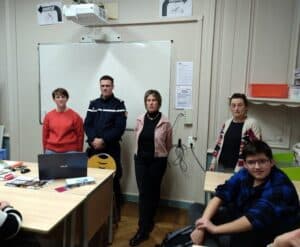 Vie résidentielle au CFA MFR PUY SEC Intervention gendarmerie