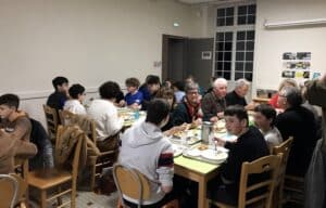 Vie résidentielle au CFA MFR PUY SEC - Repas avec les administrateurs