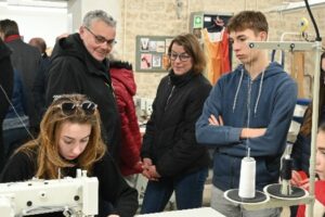 Inauguration atelier couture - MFR PUY SEC-
