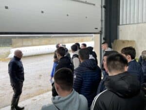 TEA et CAPMA, visite EARL MAUNIC - MFR Puy Sec-