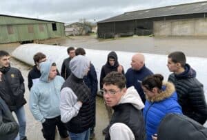 TEA et CAPMA, visite EARL MAUNIC - MFR Puy Sec-