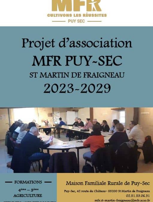 Projet d&rsquo;association MFR PUY SEC 2023-2029 0